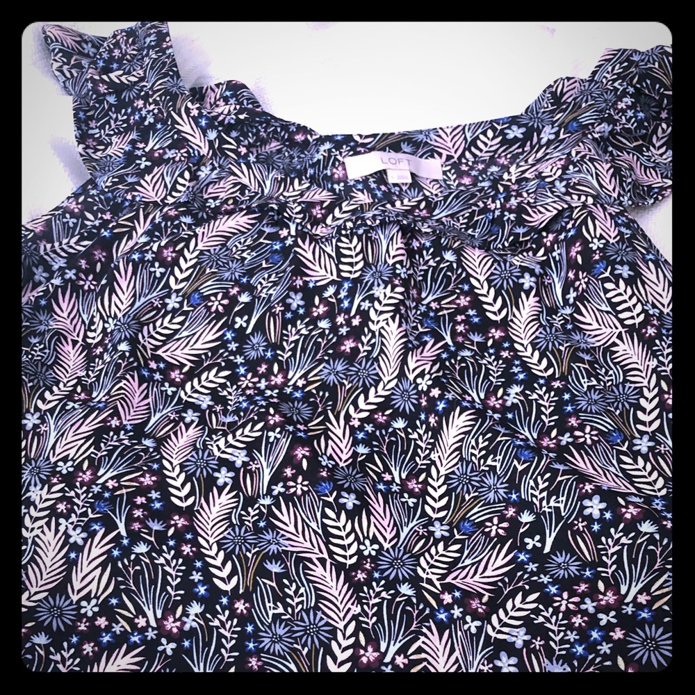 Loft floral shirt